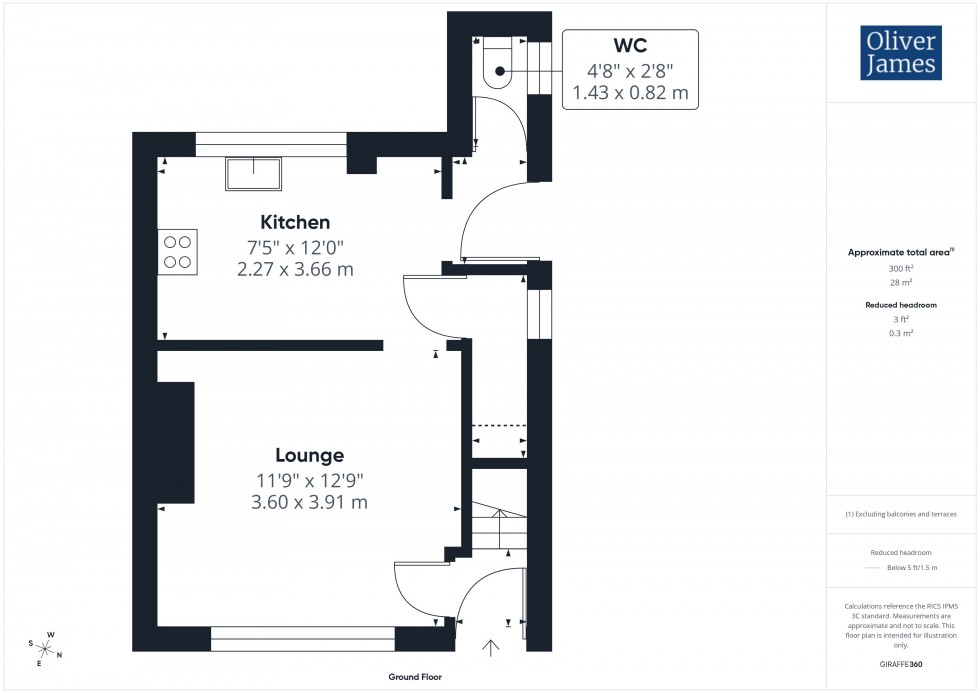 Floorplan for Jubilee Avenue, Warboys, PE28
