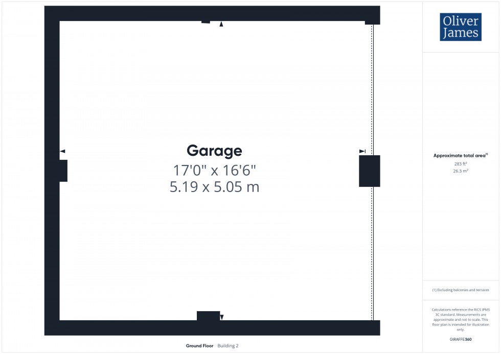 Floorplan for Buckingham Way, Sawtry, PE28