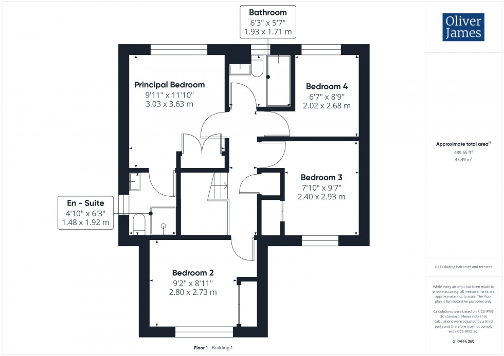 Floorplan for Burnett Way, Hartford, PE29