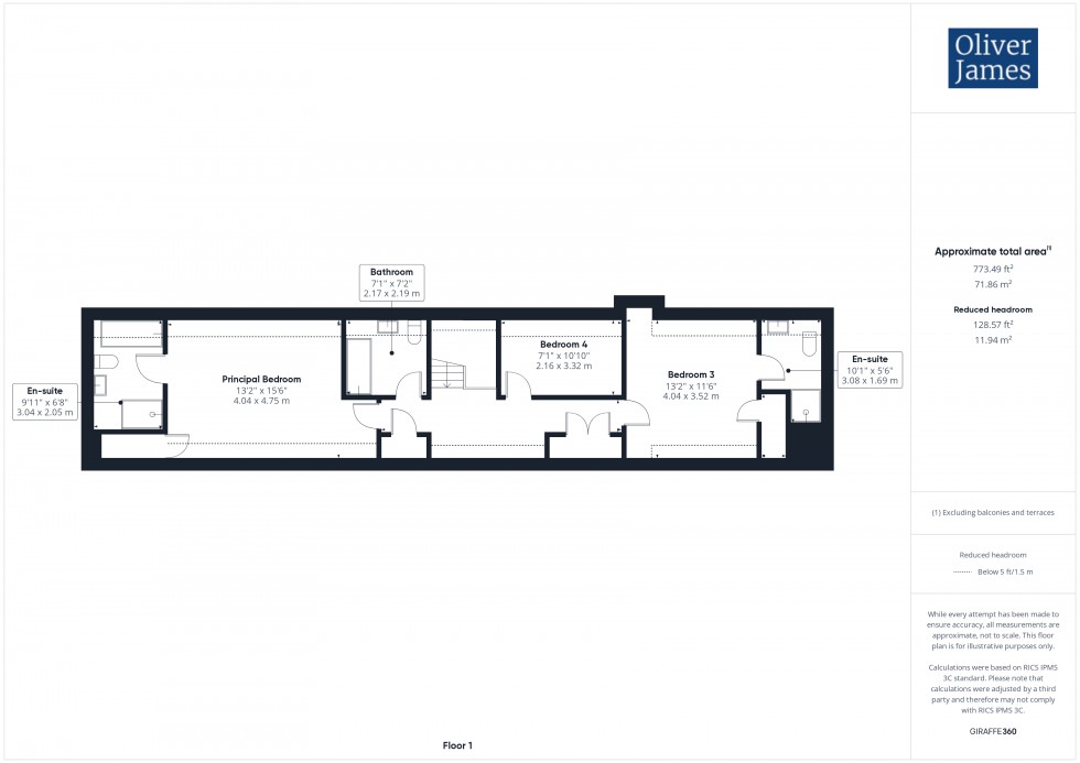 Floorplan for Main Street, Great Gidding, PE28