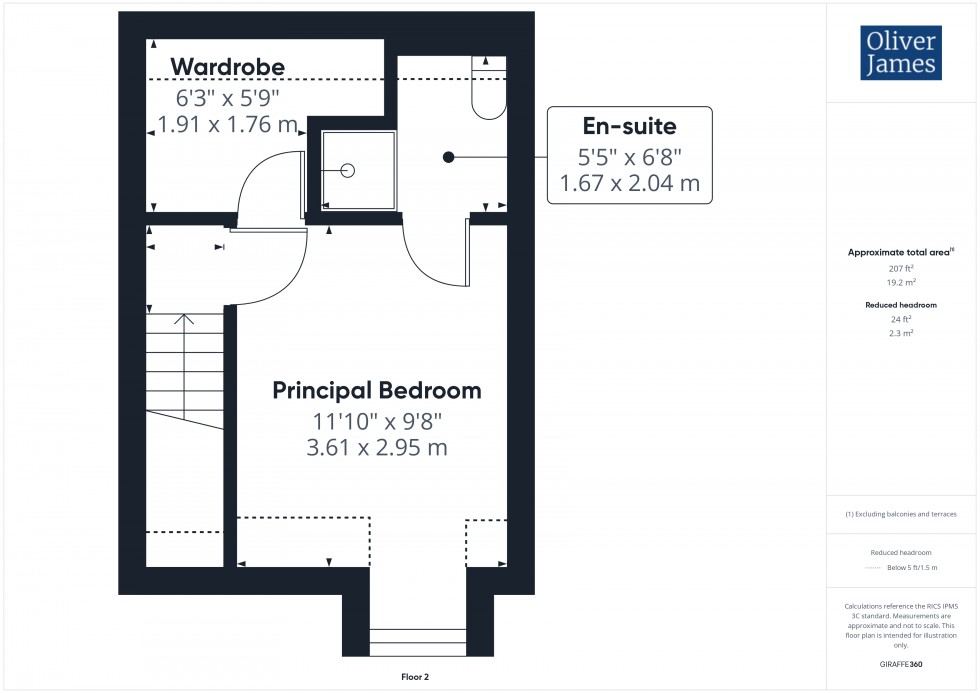Floorplan for Beaton Crescent, Huntingdon, PE29