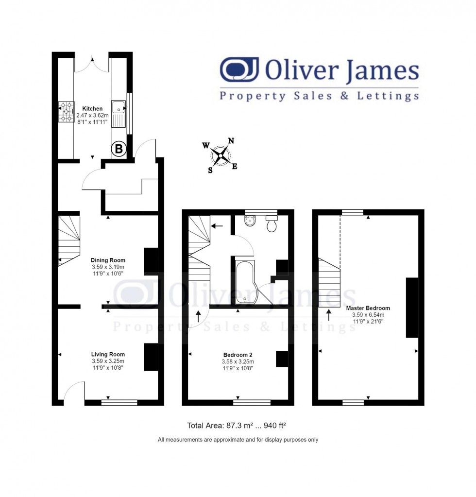 Floorplan for Hartford Road, Huntingdon, Cambridgeshire.