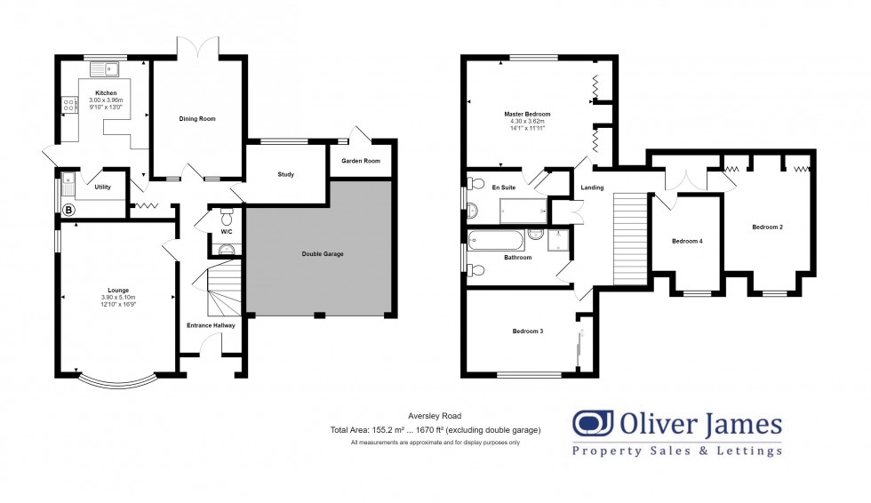 Floorplan for Aversley Road, Sawtry, Huntingdon.