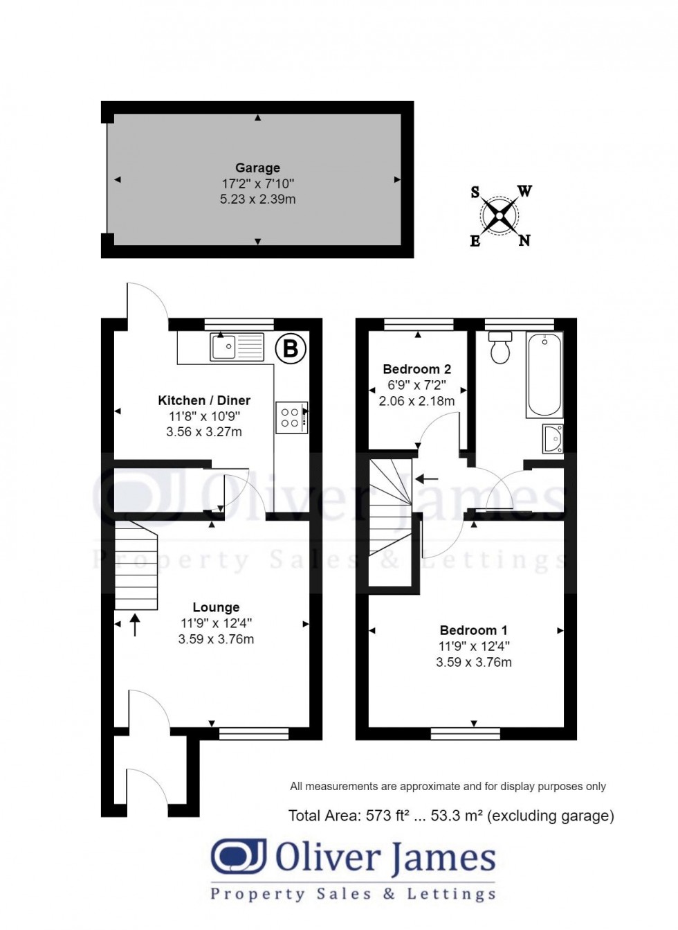 Floorplan for Hudpool, Godmanchester, Huntingdon.