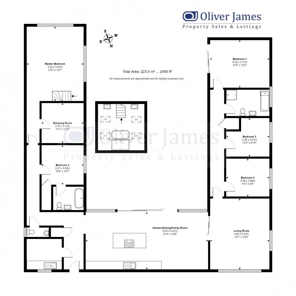 Floorplan for Dentons Chase, Ramsey St Marys, Cambridgeshire.