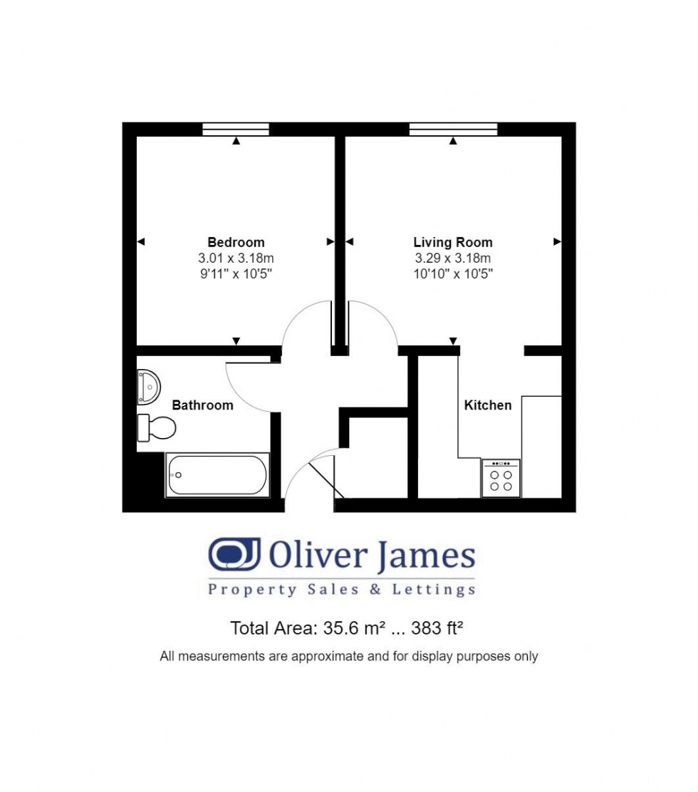 Floorplan for Bridge Place, Godmanchester