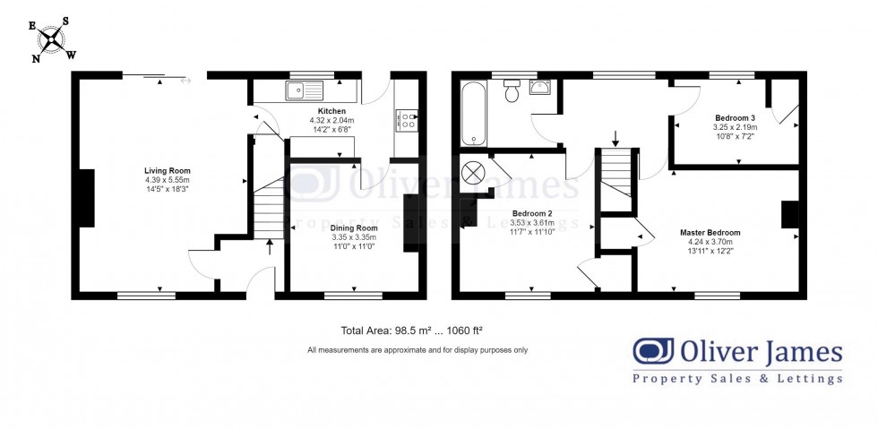 Floorplan for Statfold Green, Warboys, Huntingdon.