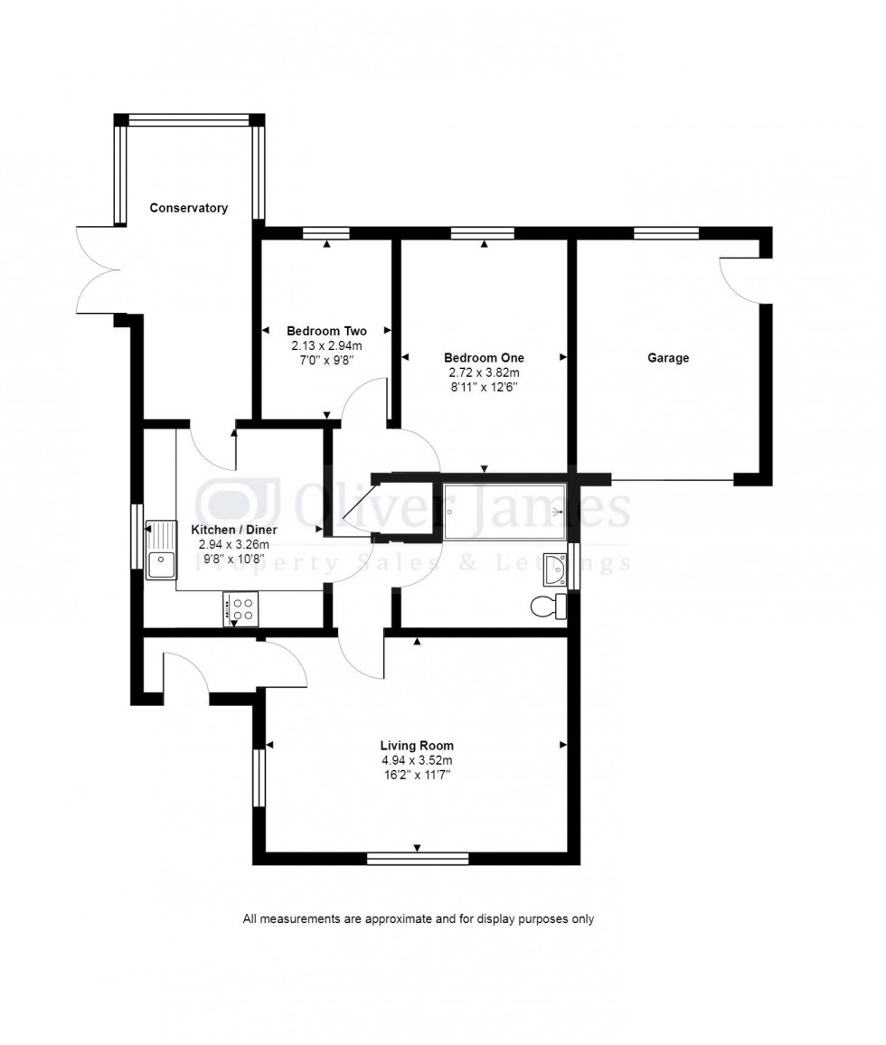 Floorplan for Aversley Road, Sawtry