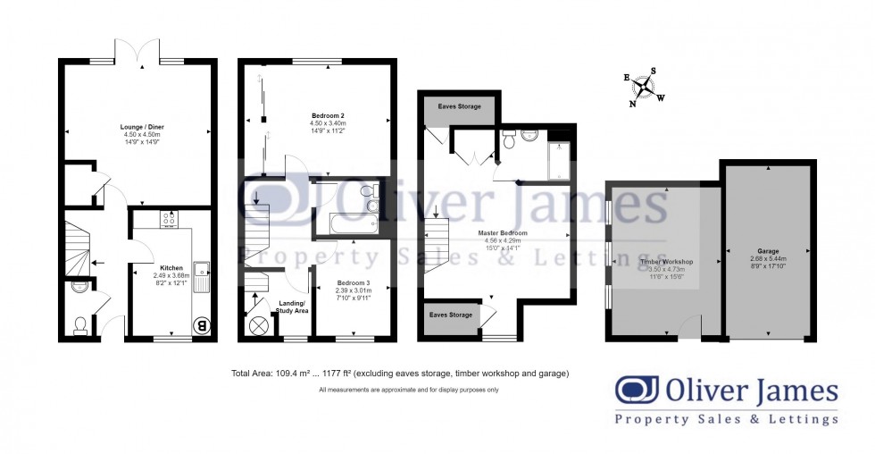 Floorplan for Roman Way, Godmanchester, Huntingdon