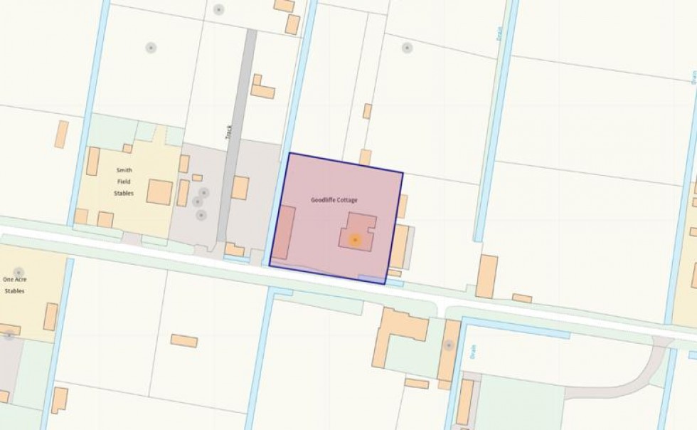 Floorplan for Middle Drove, Ramsey Heights, Cambridgeshire.