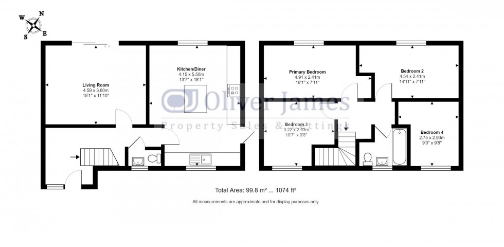 Floorplan for Stumpcross, Sawtry, Huntingdon