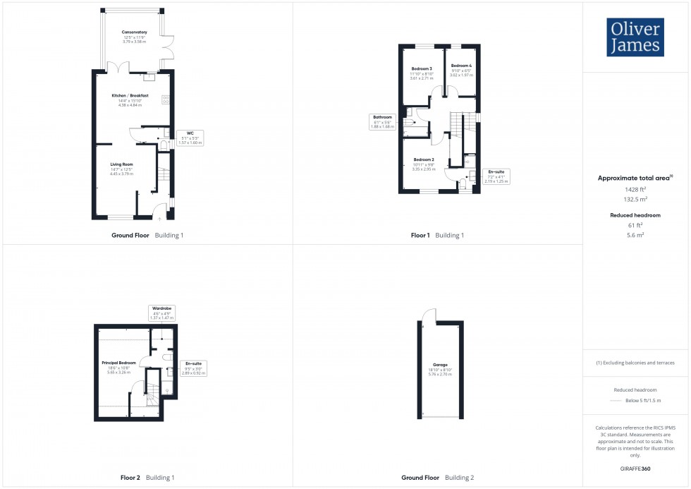 Floorplan for Sapley Park, Huntingdon