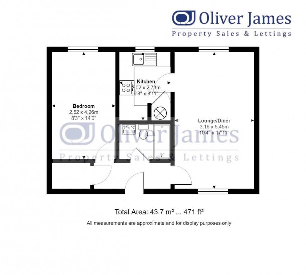 Floorplan for Millfield Court, Brampton Road, Huntingdon