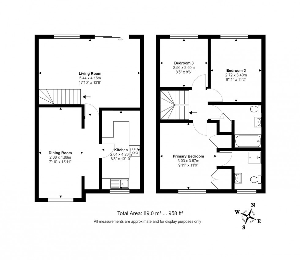 Floorplan for Lindeth Close, Stukeley Meadows, Huntingdon