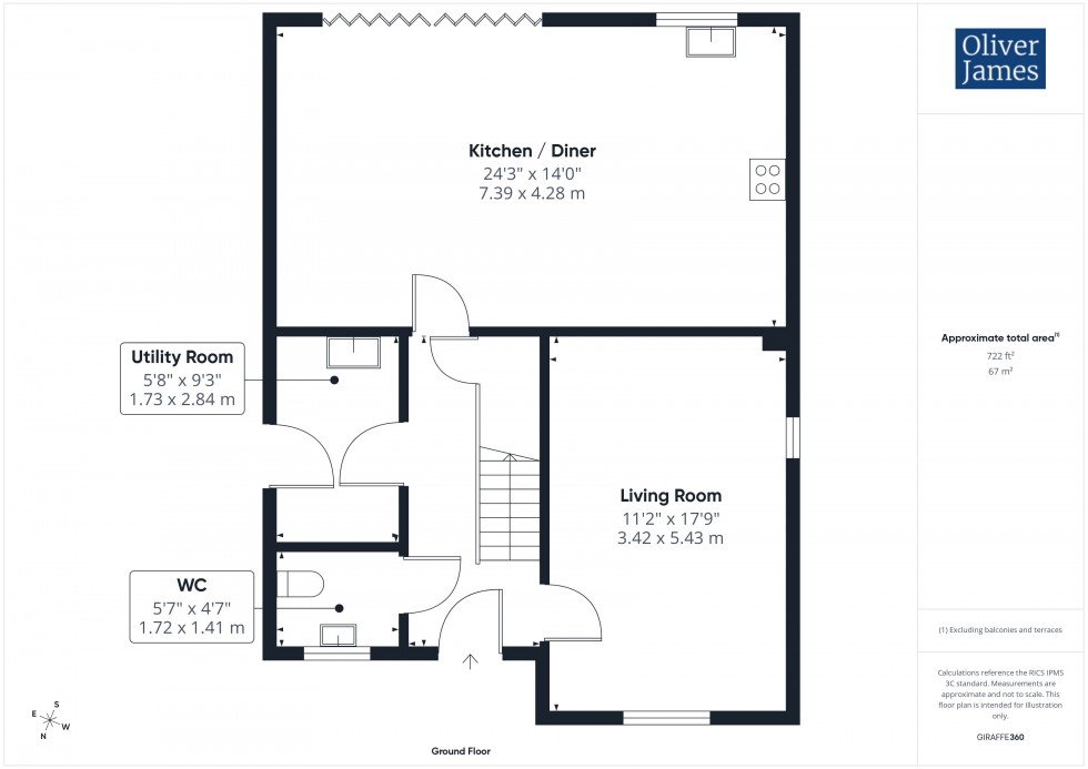 Floorplan for Senliz Road, Alconbury Weald, PE28