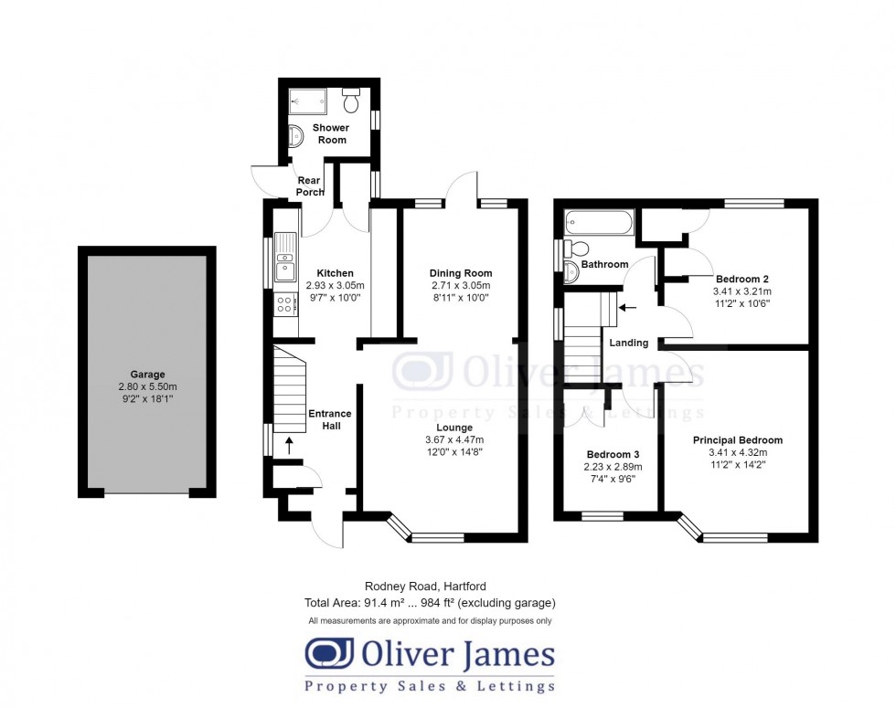 Floorplan for Rodney Road, Hartford