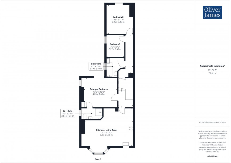 Floorplan for Hartford Road, Huntingdon