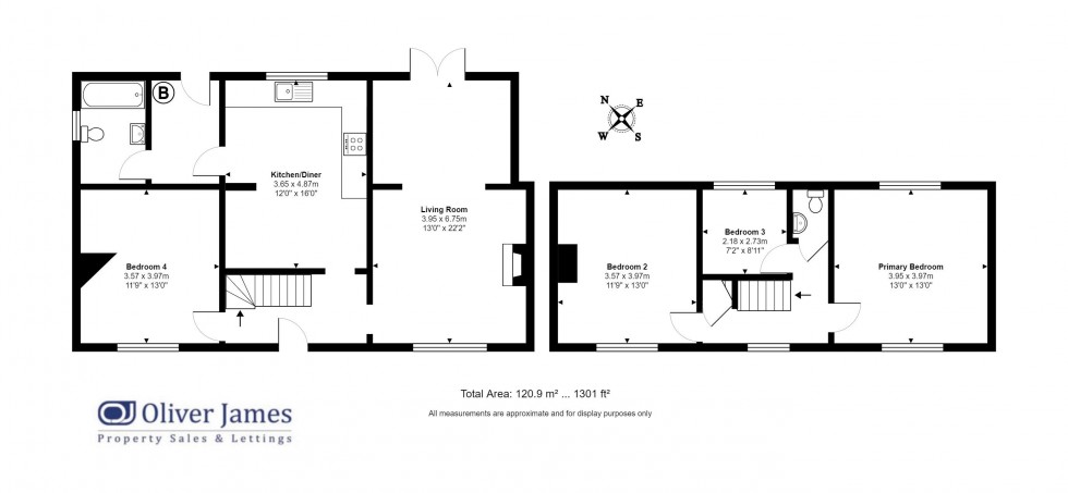 Floorplan for Primrose Lane, Huntingdon, Cambridgeshire