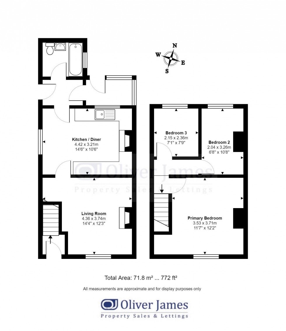 Floorplan for High Street, Warboys, Huntingdon.