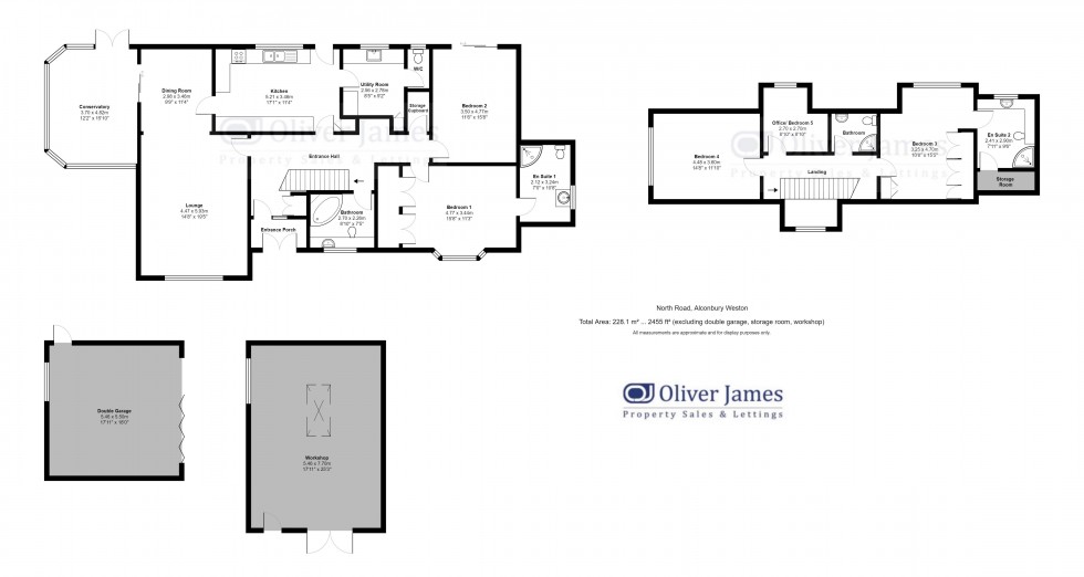 Floorplan for North Road, Alconbury Weston