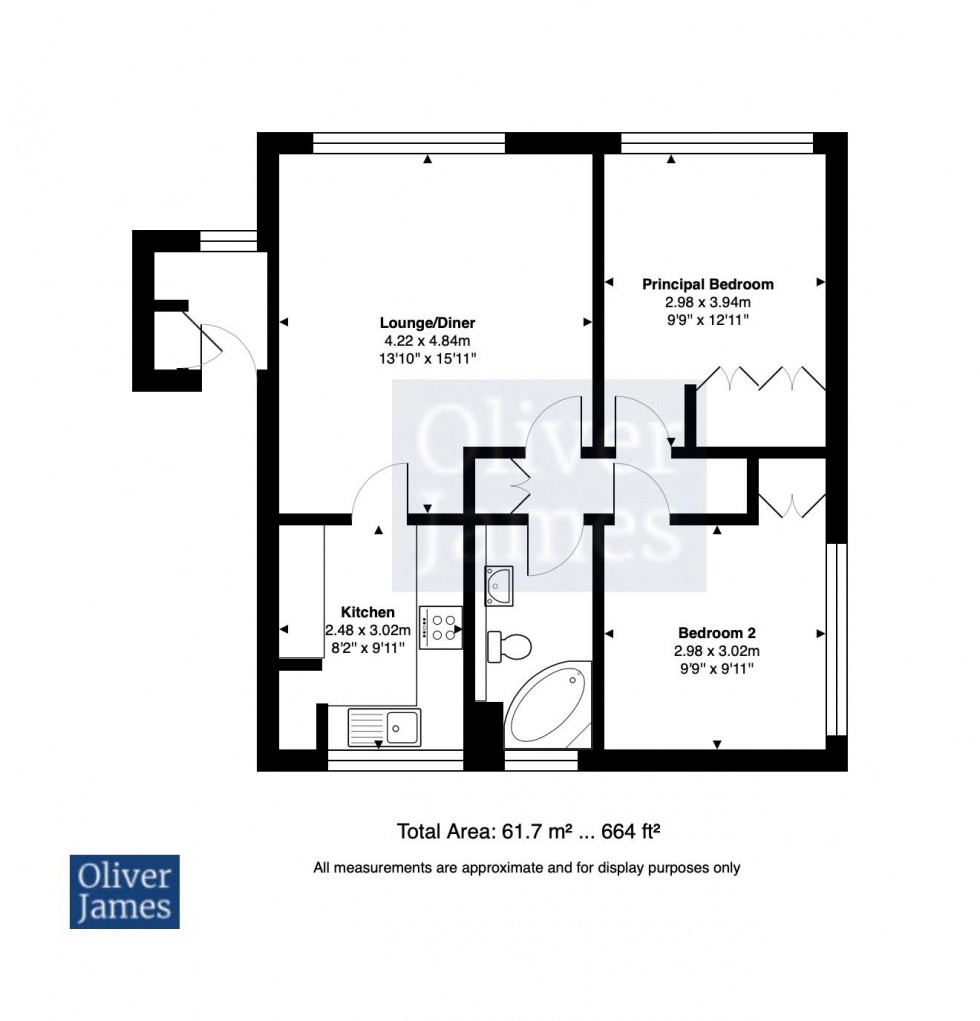 Floorplan for Kohima House, Brampton, Huntingdon