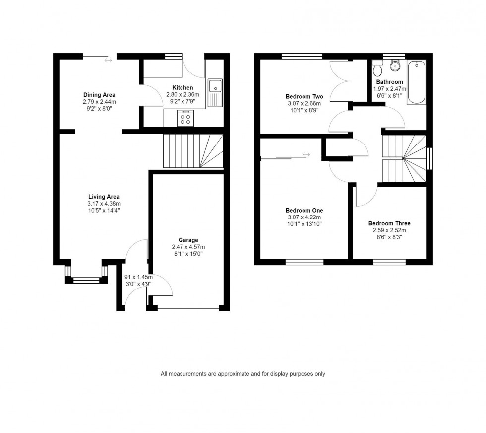 Floorplan for Wertheim Way, Huntingdon
