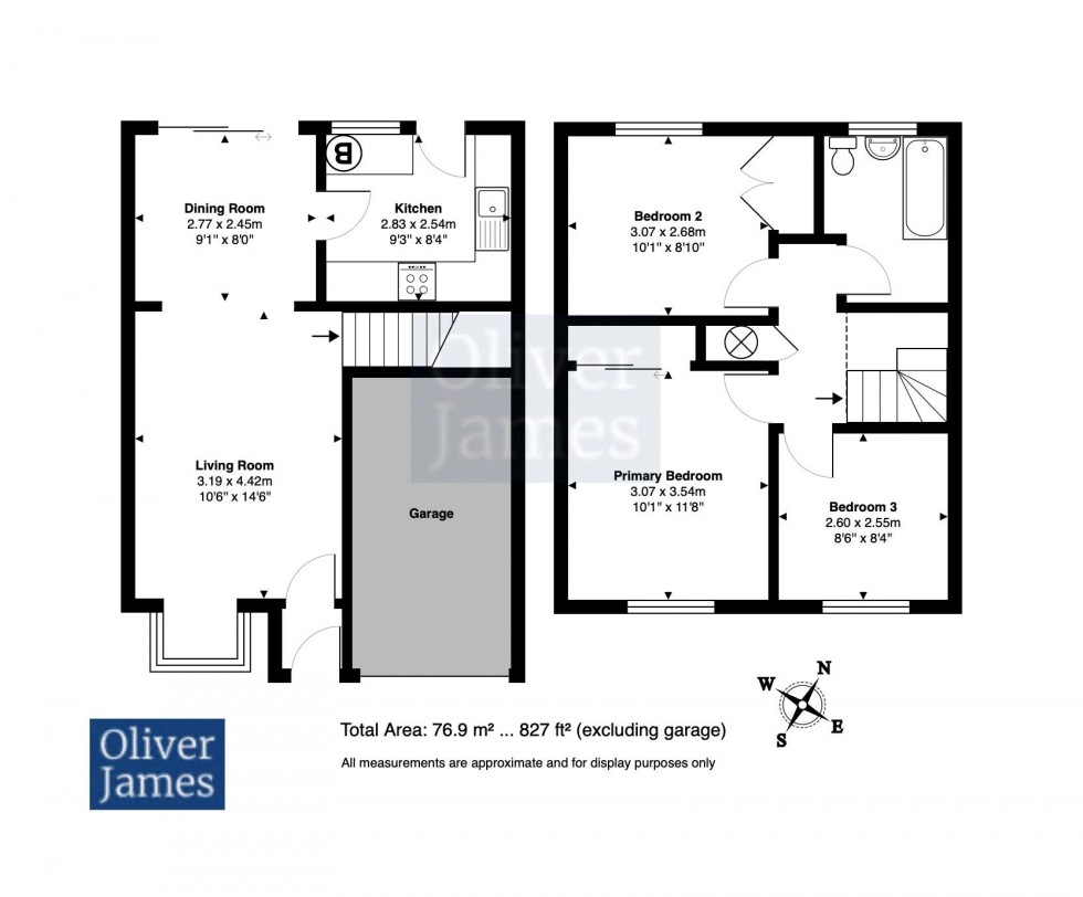 Floorplan for Loweswater, Stukeley Meadows, Huntingdon