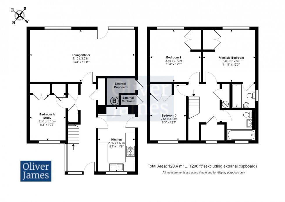 Floorplan for Maryland Avenue, Hartford, Huntingdon.