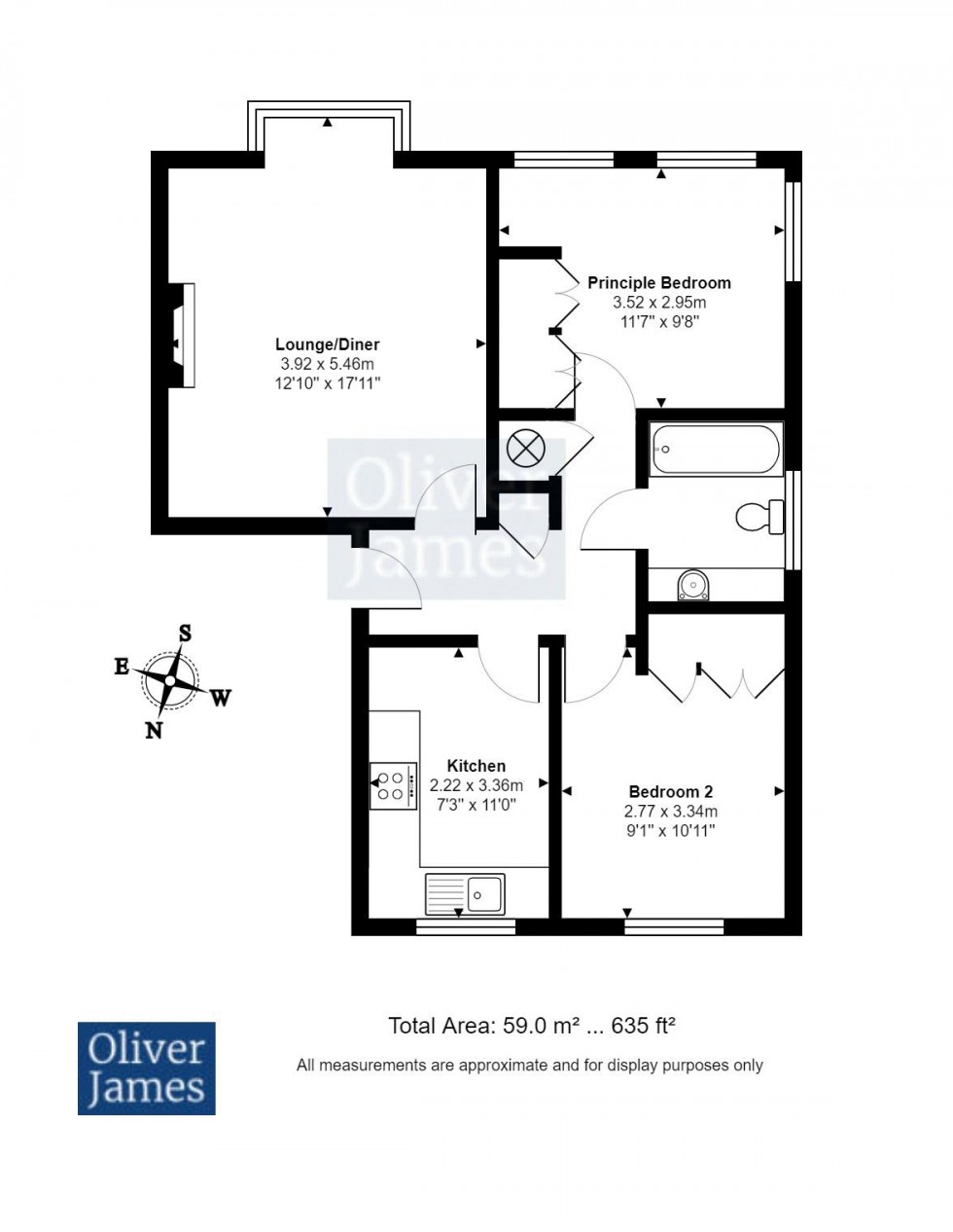 Floorplan for Cromwell Drive, Hinchingbrooke Park, Huntingdon.