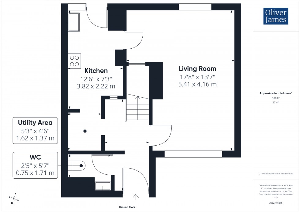 Floorplan for Somerset Road, Wyton, PE28