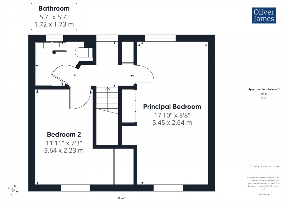 Floorplan for Somerset Road, Wyton, PE28