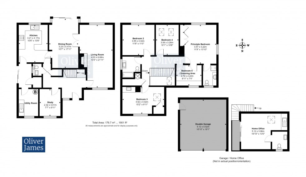 Floorplan for The Lane, Easton, Cambridgeshire.