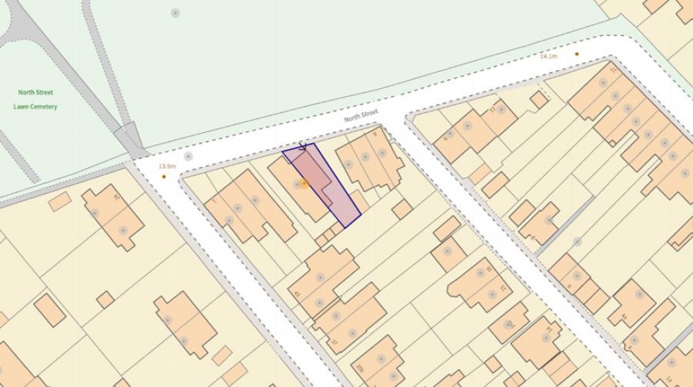 Floorplan for North Street, Huntingdon, Cambridgeshire.