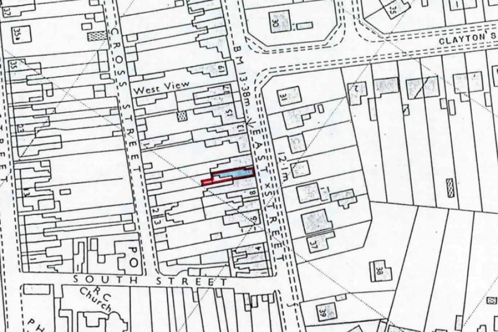 Floorplan for East Street, Huntingdon, Cambridgeshire.