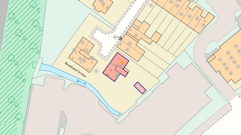 Floorplan for Brookland Terrace, Huntingdon, Cambridgeshire.