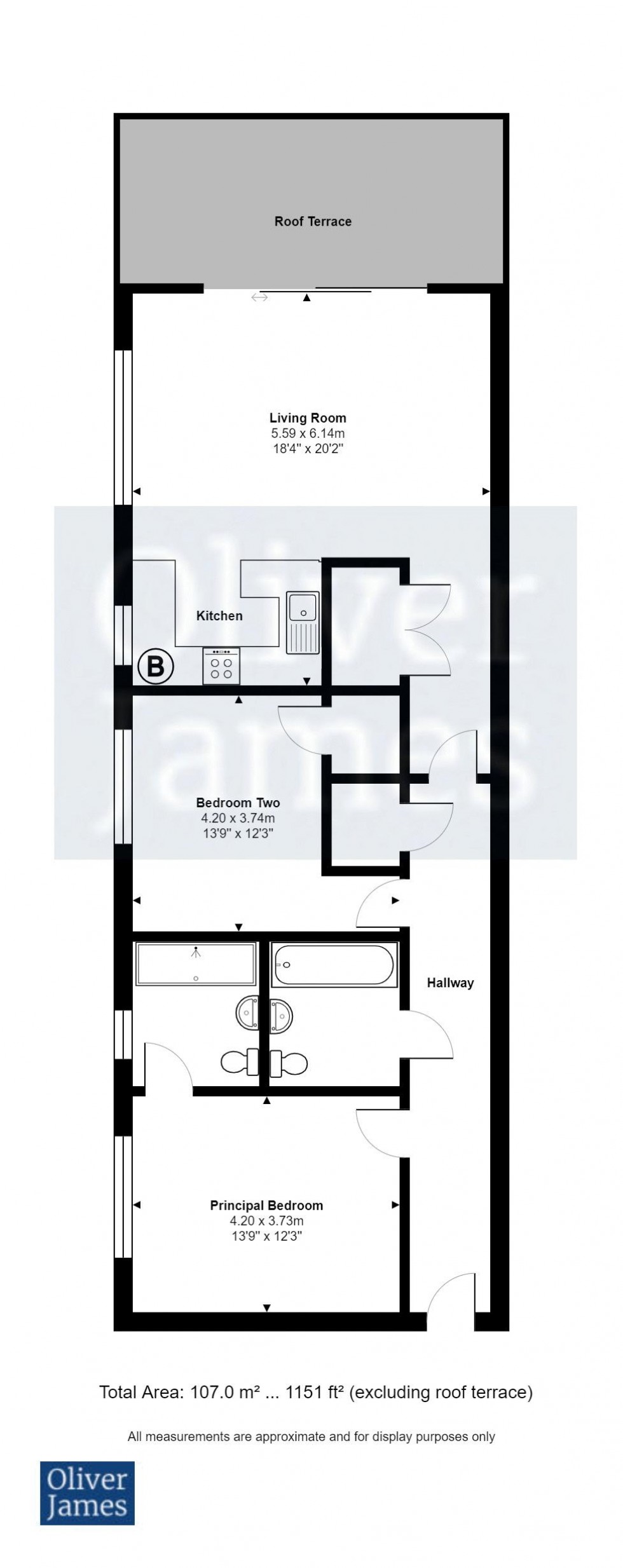 Floorplan for Park Square, Huntingdon, Cambridgeshire.