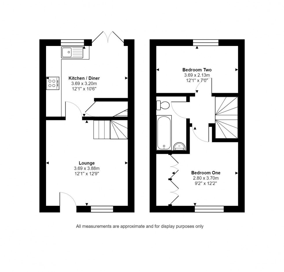 Floorplan for Sandringham Drive, Ramsey Forty-Foot, Huntingdon