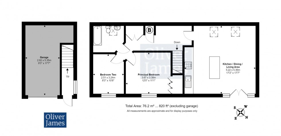 Floorplan for Barleyfield Way, Huntingdon, Cambridgeshire.