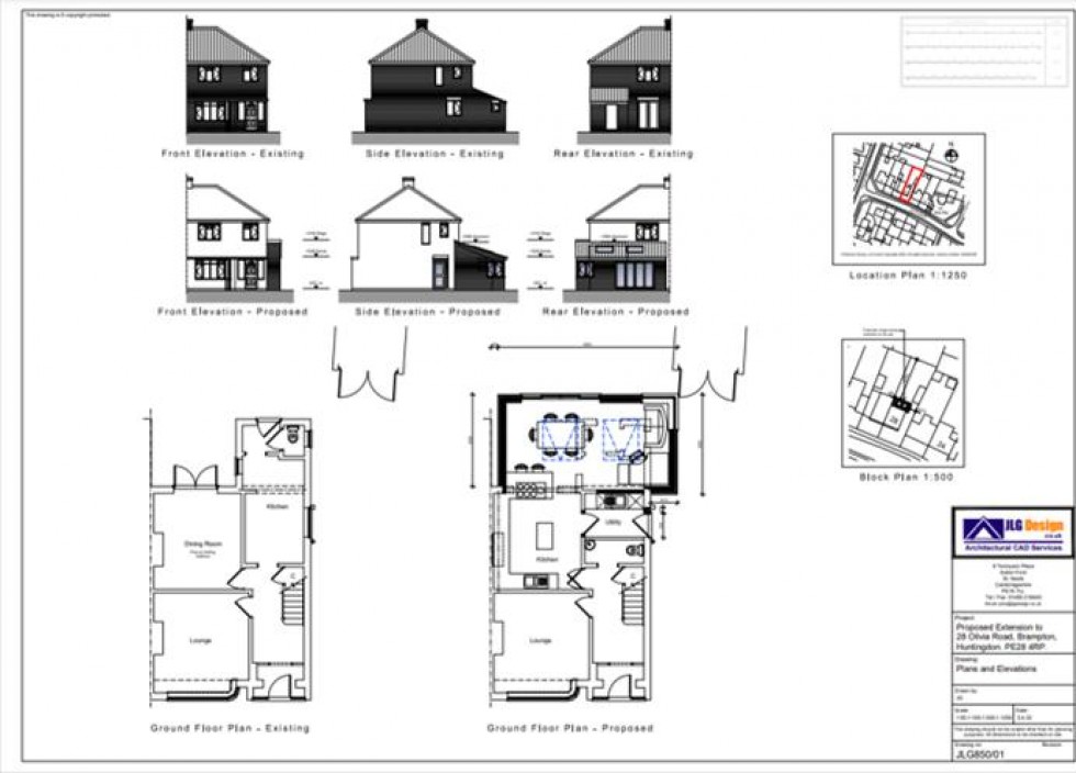 Floorplan for Olivia Road, Brampton, Cambridgeshire.