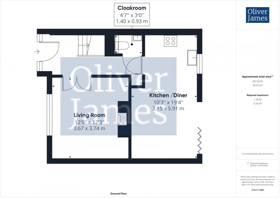 Floorplan for Pettit Road, Godmanchester, Cambridgeshire.