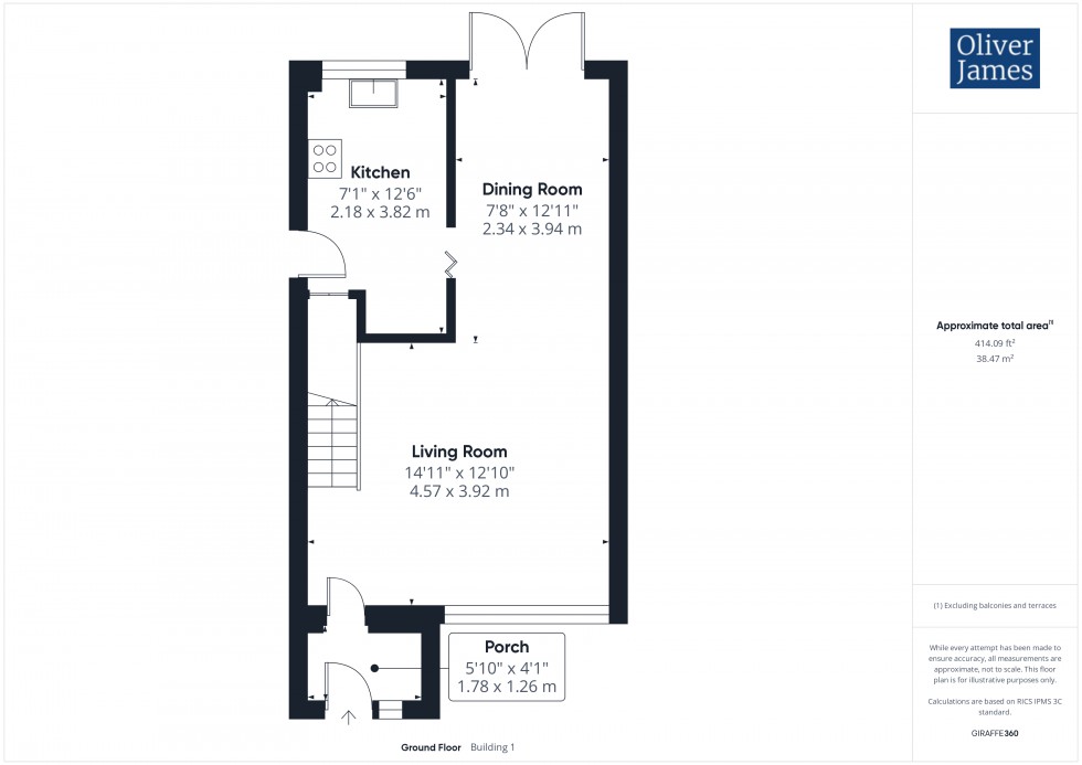 Floorplan for Deerpark Road, Sawtry, PE28
