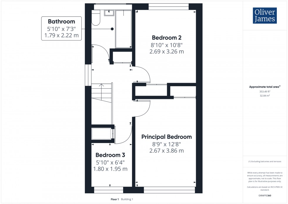 Floorplan for Deerpark Road, Sawtry, PE28
