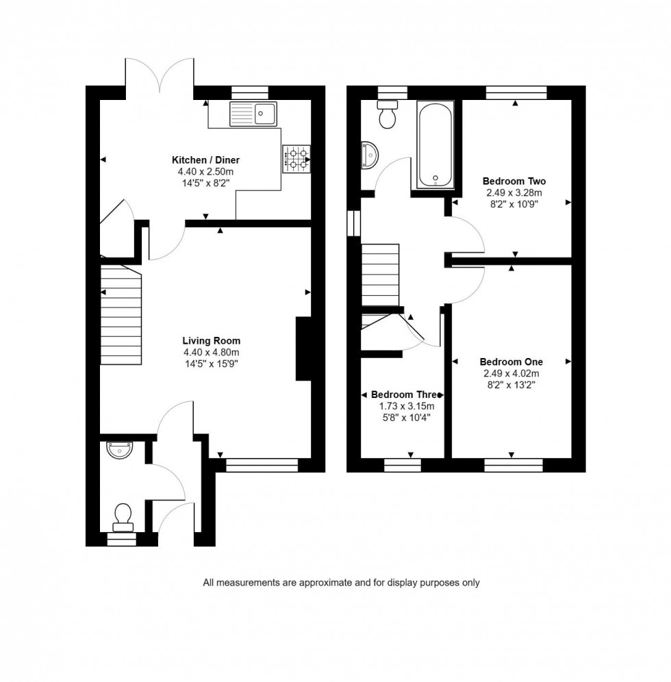 Floorplan for Alder Drive, Huntingdon