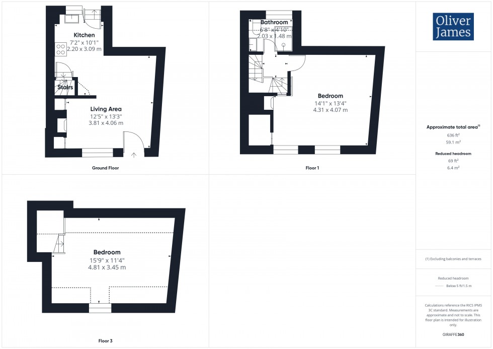 Floorplan for High Street, Huntingdon