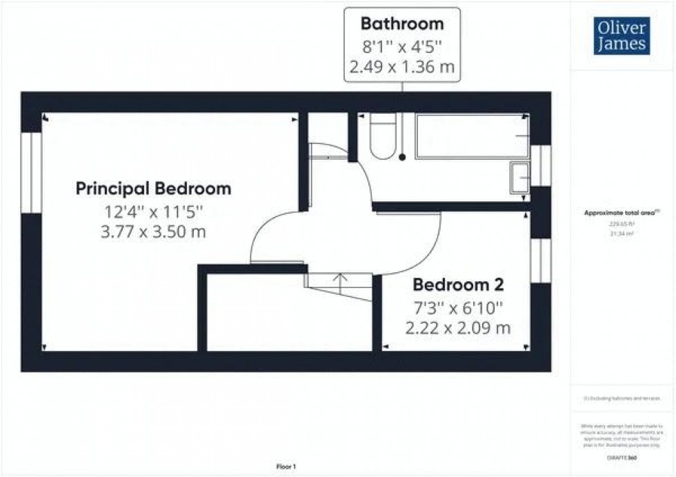 Floorplan for Ashton Gardens, Huntingdon