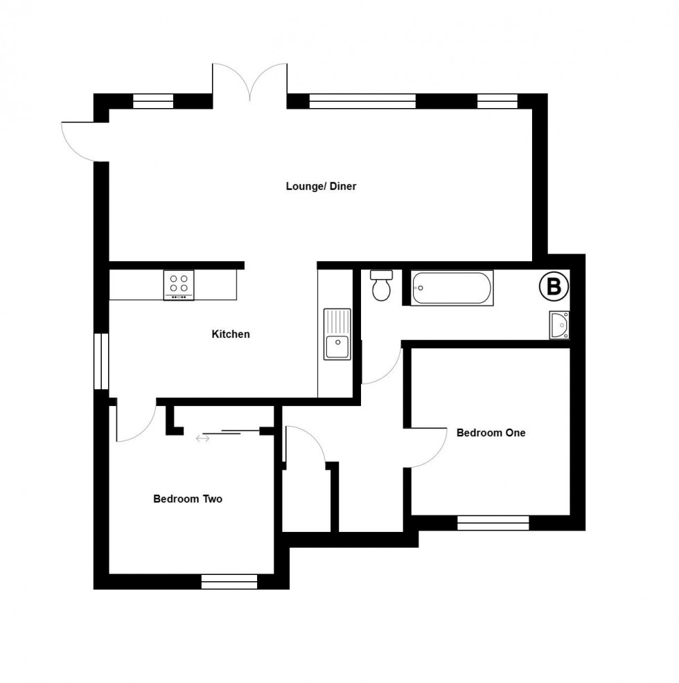 Floorplan for Ugg Mere Court Road, Ramsey St. Mary's