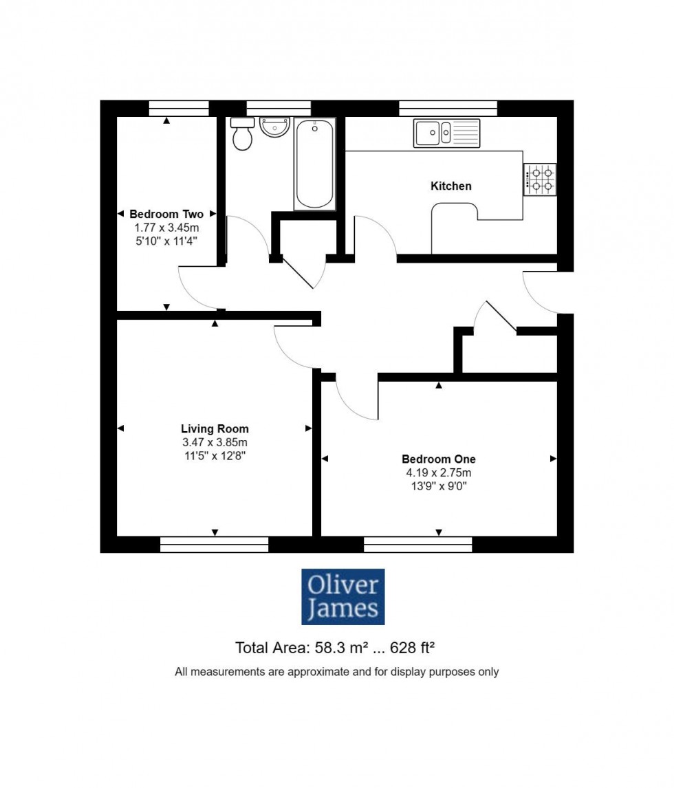 Floorplan for Miller Way, Brampton