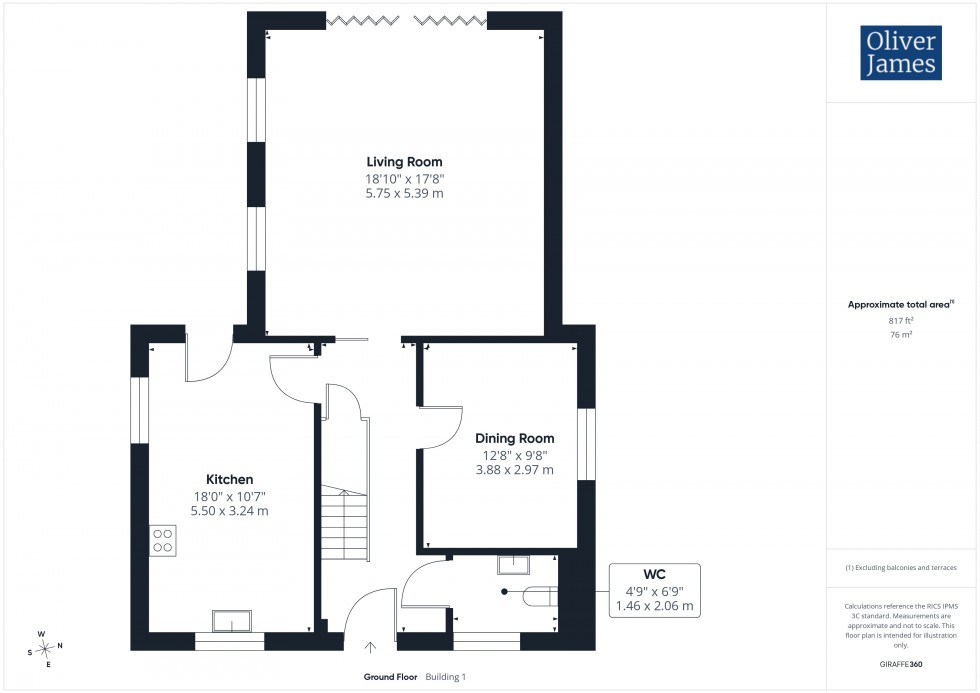 Floorplan for Huntingdon Road, Upwood, PE26