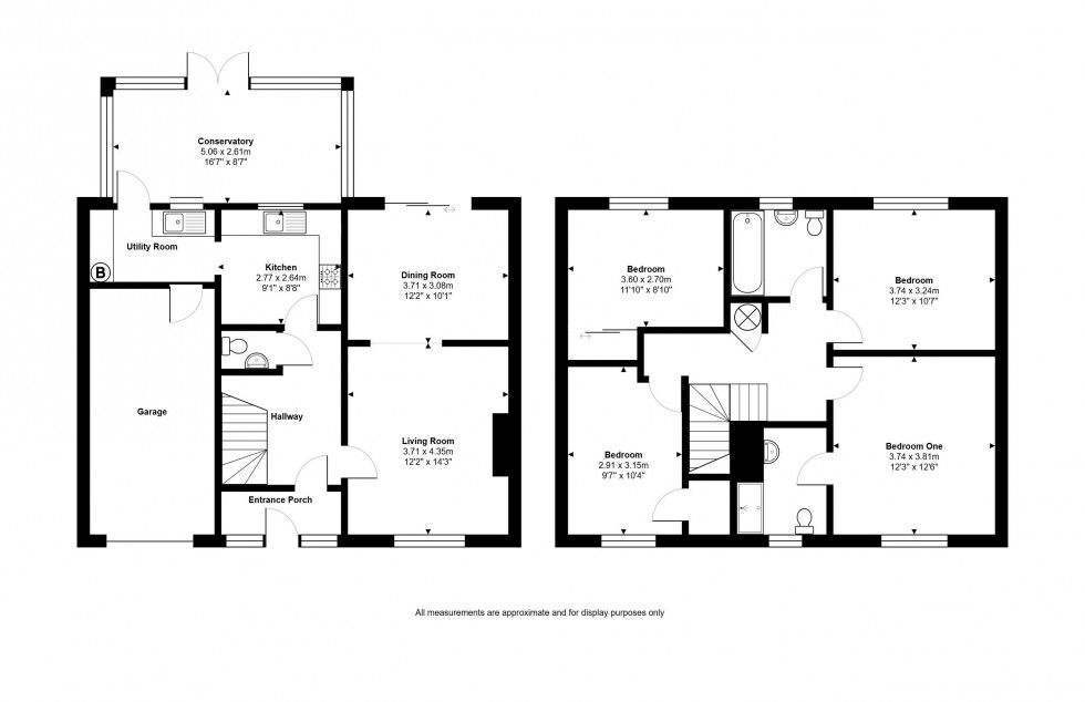 Floorplan for Abbey Fields, Ramsey