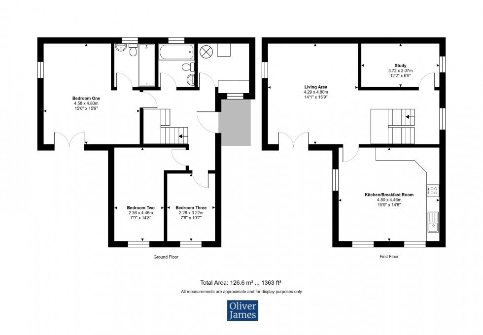 Floorplan for Mill Common, Huntingdon